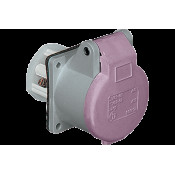 CEE НАДНИЗЬКОВОЛЬТНА РОЗЕТКА НА ПАНЕЛЬ, ПРЯМА, 16A 3P 40-50V 50-60HZ 12H IP44