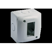 DOMOTER WALL MOUNTING PROTECTED ENCLOSURE FOR MODULAR DEVICES IP40 3 MODULES