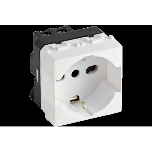 DOMOTER ІТАЛІЙСЬКО-НІМЕЦЬКИЙ СТАНДАРТ P30-P17 SCHUKO 10/16A 250V 2P+E - 21170- I