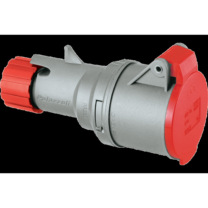 ПРЯМИЙ РОЗ'ЄМ MULTIMAX 16A 2P+E 200-250V 50-60HZ 6H IP44