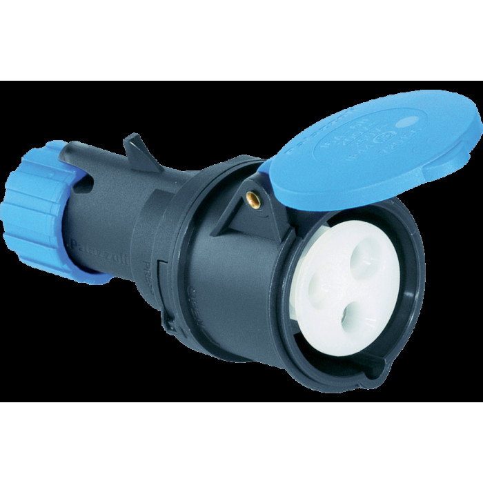 MULTIMAX STRAIGHT CONNECTOR IN BLACK COLOUR 16A 2P+E 100-130V 50-60HZ 4H IP44 MULTIMAX STRAIGHT CONNECTOR IN BLACK COLOUR 16A 2P+E 100-130V 50-60HZ 4H IP44