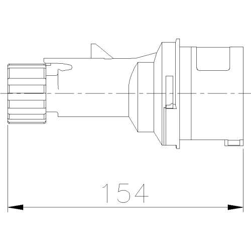 MULTIMAX STRAIGHT PLUG 32A 3P+E 200-250V 50-60HZ 9H IP44