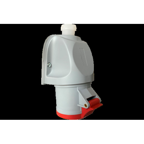 НАСТІННА РОЗЕТКА TOPTER, КУТ 90°, 32A 3P+E 380-415V 50-60HZ 6H IP44