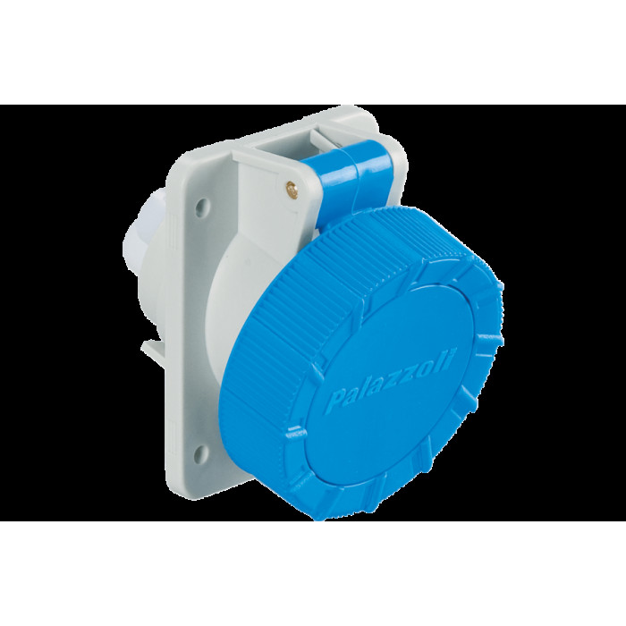 РОЗЕТКА НА ПАНЕЛЬ, КУТОВА, 15°, 16A 2P+E 100-130V 50-60HZ 4H IP66/IP67 РОЗЕТКА НА ПАНЕЛЬ, КУТОВА, 15°, 16A 2P+E 100-130V 50-60HZ 4H IP66/IP67