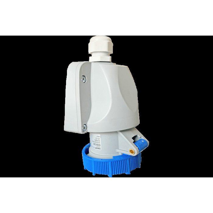 НАСТІННА РОЗЕТКА TOPTER, КУТ 90°, 32A 3P+E 380-440V 3H IP67