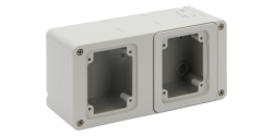 Задня коробка для настінного монтажу 2 пристроїв topTER IP55