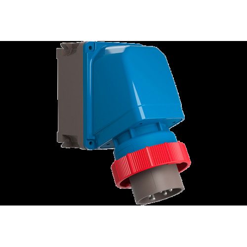 X-CEE 65° КУТОВИЙ НАСТІННИЙ ВВІД 2P+T 32A 100-130V 4H IP66/67/68/69