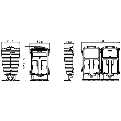 JANUS ASSEMBLY ACS EMPTY IP65