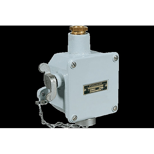 РОЗЕТКА НЕФА UNAV 1436-BRASS ENCL.-10A 127V 2P+E IP56
