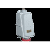NAVE WATERTIGHT SOCKET-OUTLET UNAV 2169 FOR REFRIGERATED CONTAINERS WITH SWITCH IN BRASS ENCLOSURE 32A 400V 3P+E 3H 1 M30X18 IP66
